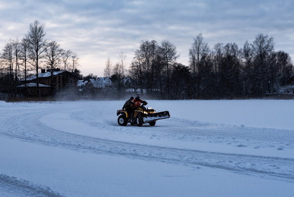 atv to plow snow